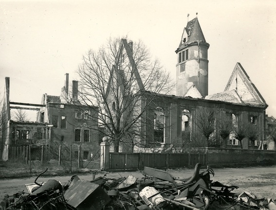 1945 Cottbus, Brauhausbergstraße, Lutherkirche