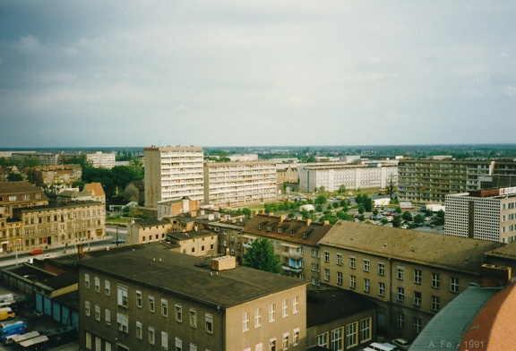 1991-12 Cottbus, Bahnhofstraße, Karl-Marx-Straße